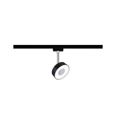Spot Urail Circle 1x5W negru mat/ crom 230V metal/plastic 4000K, flux luminos variabil [1]