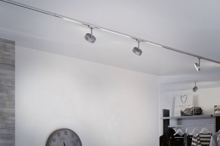 Spot URail Circle 5W 4000K crom mat, metal, cu flux luminos variabil [2]