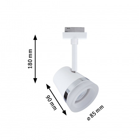 Spot URail Cone, GU10, max. 10W, 230V, alb Signal [6]