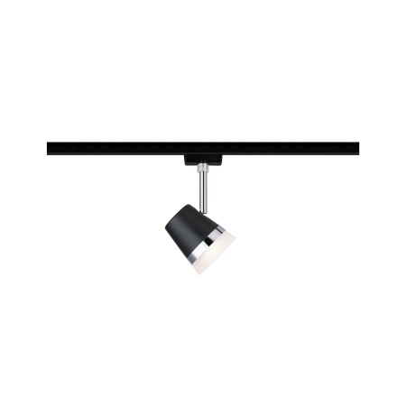 Spot URail Cone max 1x15W negru mat/ crom 230V metal/plastic [2]