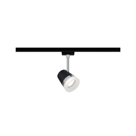 Spot URail Cone max 1x15W negru mat/ crom 230V metal/plastic [3]