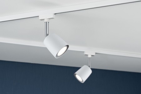 Spot URail Cover max. 1x10W GU10 alb/crom 230V metal/plastic [2]