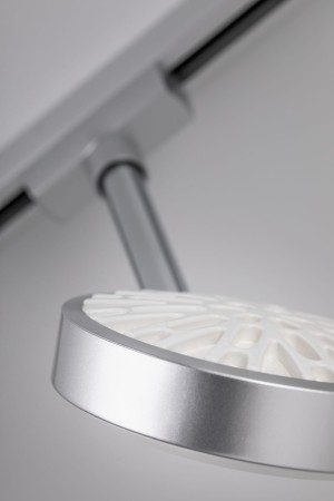 Spot URail Discus 1x5W crom mat crom 230V metal/plastic, flux luminos variabil [2]