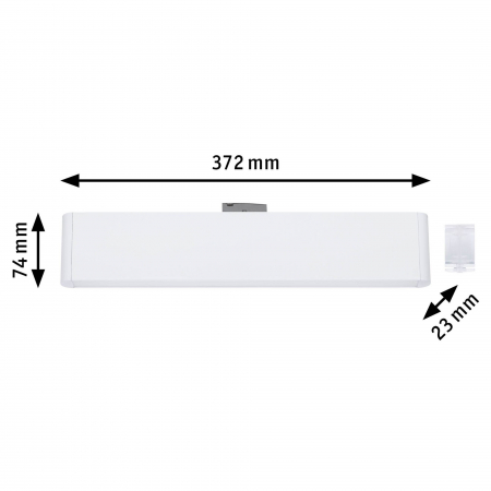 Spot URail LED Ceris, 800lm, 9,5W, 3000K, 230V, alb Signal, cu flux luminos variabil în 3 pași [4]