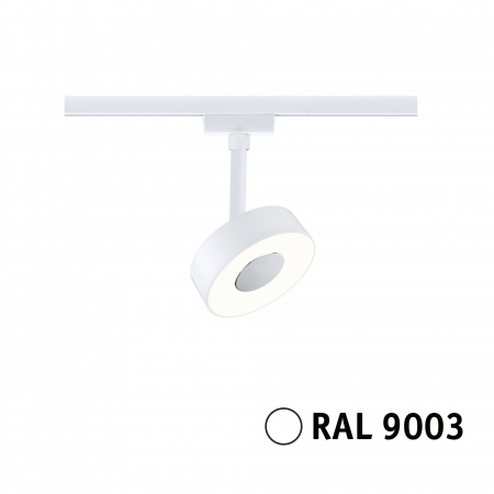 Spot URail LED Circle 210lm, 5W, 3000K, 230V, alb Signal, flux luminos variabil în 3 pași [6]