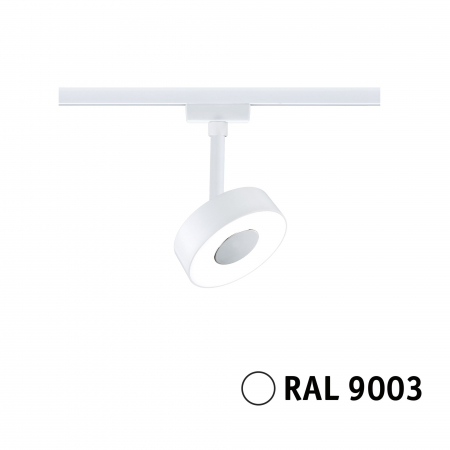 Spot URail LED Circle 220lm, 5W, 4000K, 230V, alb Signal, flux luminos variabil în 3 pași [4]