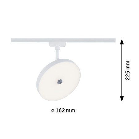 Spot URail LED Hildor, 850lm, 15W, 3000K, 230V, alb, cu flux luminos variabil [5]