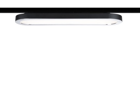 Spoturi - Spot URail LED Panel 1x7W negru mat/crom 230V aluminiu/plastic 2700K