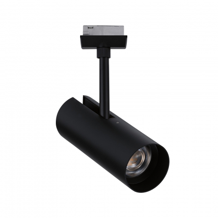 Iluminat pe sină - Spot URail LED Theron, 1100lm, 11W, 4000K, 230V, negru mat, cu flux luminos variabil