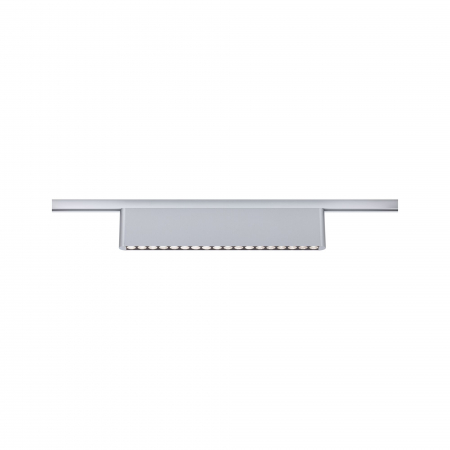 Iluminat pe sină - Spot URail LED Zelos, 1100lm, 10W, 4000K, 230V, crom mat, cu flux luminos variabil în 3 pași