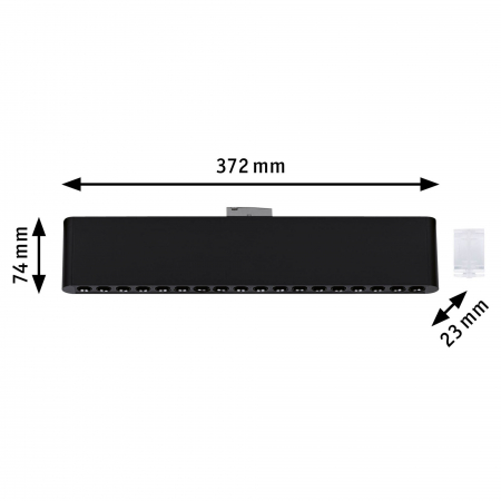 Spot URail LED Zelos, 1100lm, 10W, 4000K, 230V, negru mat, cu flux luminos variabil în 3 pași [3]