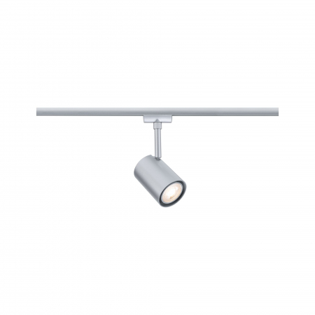 Iluminat pe sină - Spot URail Luxe, max 1x10W, GU10, crom mat, 230V, plastic