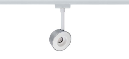 Spot URail Pellet 1x4W alb/crom mat 230V metal/plastic, cu flux luminos variabil [1]