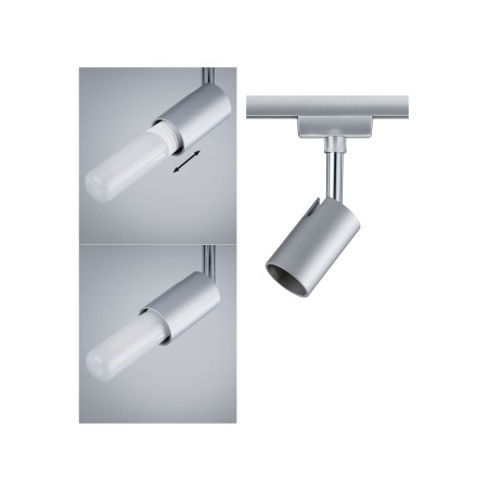 Spoturi - Spot URail Pure I max. 1x10W GU10 crom mat/crom 230V metal/plastic