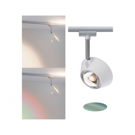 Spot Urail Sabik, crom mat-alb, 9W/4W, 2700K, cu flux luminos variabil [5]