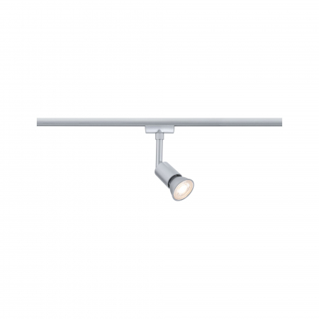 Iluminat pe sină - Spot URail Salt, max 1x10W, GU10, crom mat, 230V, plastic
