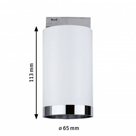 Spot URail Tube, max10W, GU10, alb Signal, 230V [5]