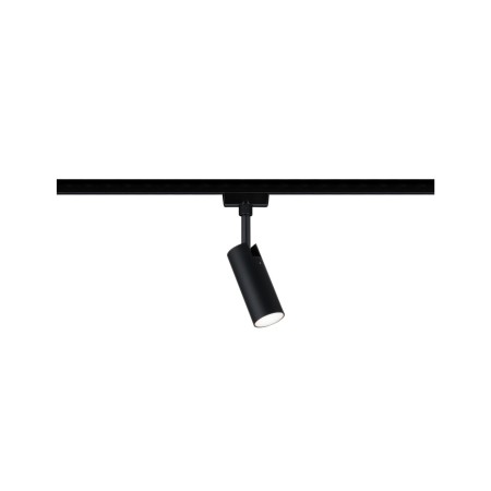 Spoturi - Spot URail Tubo 1x5W negru mat/crom 230V metal 4000K