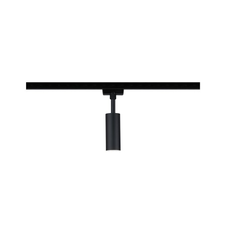 Spot URail Tubo 1x5W negru mat/crom 230V metal 4000K [1]
