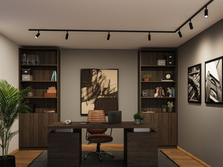 Spot Urail Tubo, 200lm, 4W, 2700 - 4000K,  230V, negru mat [4]