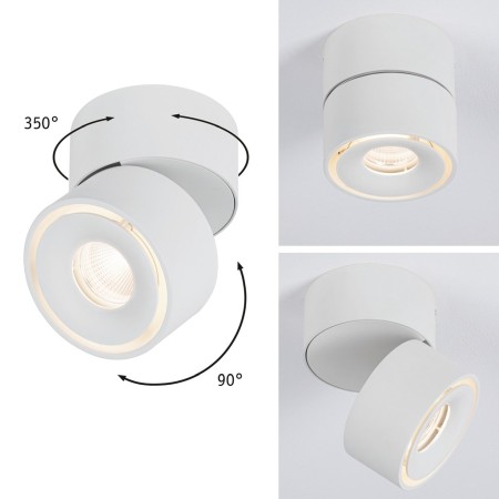 Spot aplicat Spircle 8W 3000K 230/40V alb [3]