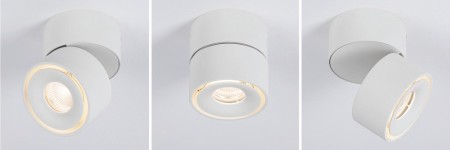 Spot aplicat Spircle 8W 3000K 230/40V alb [4]