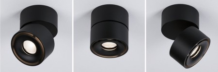Spot aplicat Spircle 8W 3000K 230/40V negru [4]