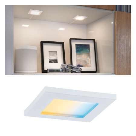 Spoturi - Spot de mobilier Clever Connect Pola 1x2W 2700-6500K 12V, alb mat, cu temperatură de culoare variabilă