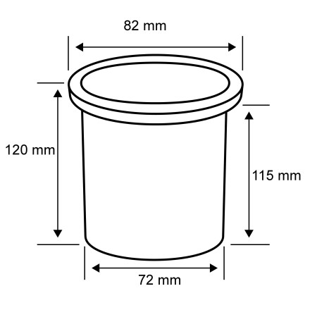Spot de pardoseală 230V 12W IP65 3000K, aluminiu [4]