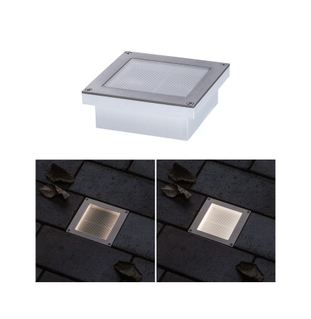 Spoturi de pardoseală - Spot de pardoseală Brick, 230V IP68, 100x100mm, sticlă-inox-plastic