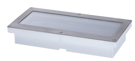 Spot de pardoseală Brick, 230V IP68, 200x100mm, sticlă-inox-plastic [2]
