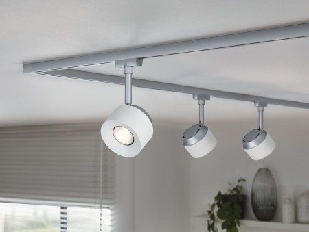 Spot pentru șină Urail, Pane 7W alb/crom mat, cu flux luminos variabil [6]