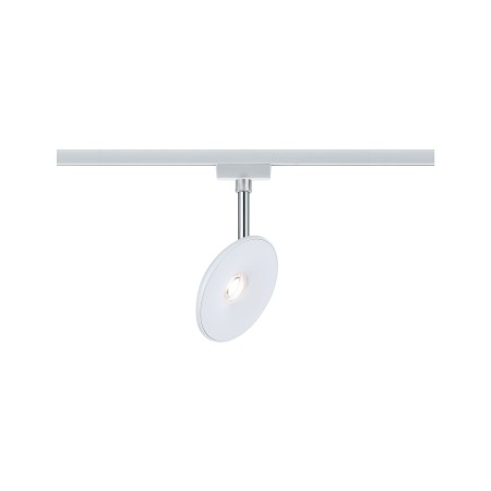 Spoturi - Spot pentru șină Urail, Sphere 7,4W alb/crom, cu flux luminos variabil