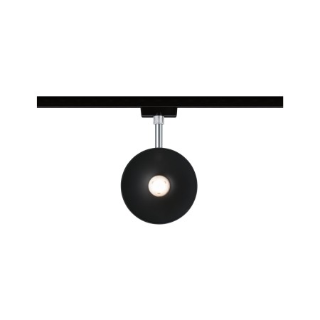 Spot pentru șină Urail, Sphere 7,4W negru/crom, cu flux luminos variabil [3]