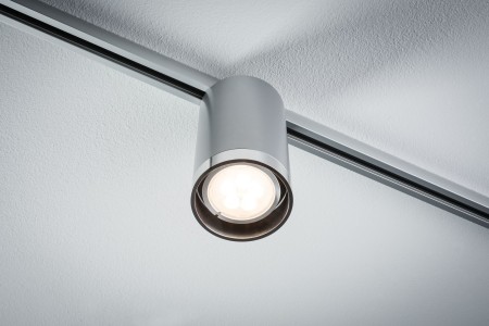 Spot pentru șină Urail, Tube max10W GU10 crom mat/crom [4]