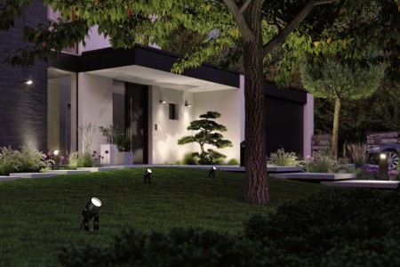 Spot P&S 3W IP65 3000K, aluminiu [4]