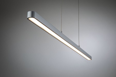 Suspensie LED Lento, 2700K, 42W, crom mat, cu flux luminos variabil [3]
