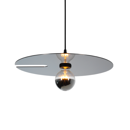 Suspensii - Suspensie MIRRO 2.0, E27, 2.5m, negru mat-crom negru
