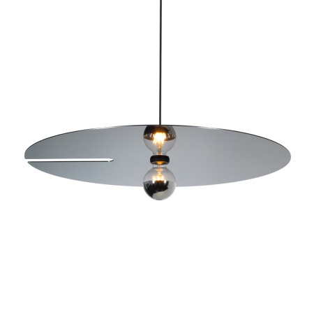 Suspensii - Suspensie MIRRO 3.0, E27, 2.5m, negru mat-crom negru