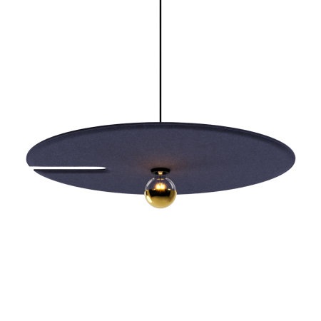 Suspensii - Suspensie MIRRO SOFT 3.0, E27, 2.5m, albastru-indigo