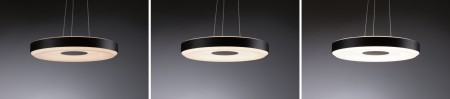 Suspensie Pane II, 22W, negru-gri, cu flux luminos variabil în 3 pași [3]