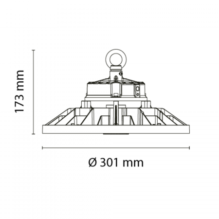 Suspensie SLC Force 200W, 4000K, 90°, negru, DALI [5]