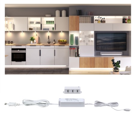 Accesorii - Transformator Clever Connect 12W 12V DC cu distribuitor cu 3 ieșiri