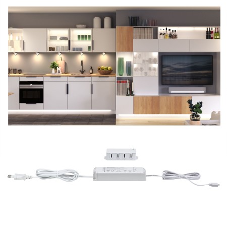Accesorii - Transformator Clever Connect 25W 12V DC cu distribuitor cu 4 ieșiri