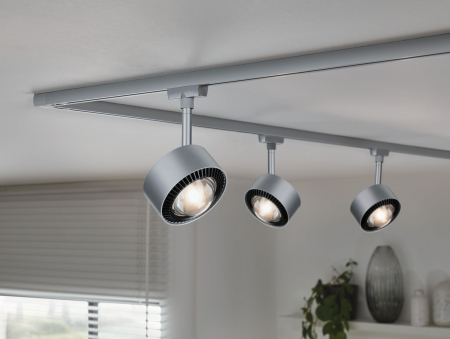 URail LED Rail spot Aldan Individual Spot  500lm 8W White Switch  230V Black matt [4]
