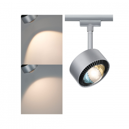URail LED Rail spot Aldan Individual Spot  500lm 8W White Switch  230V Black matt [1]