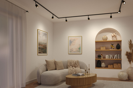 Spot Cover individual, GU10, metal, max. 10W,  230V, negru mat-auriu mat [3]