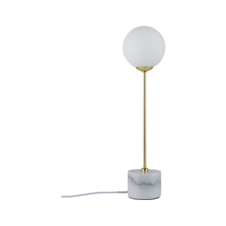 Veioze - Veioză Neordic Moa max.1x10W G9 alb/auriu mat 230V sticlă/marmură/metal