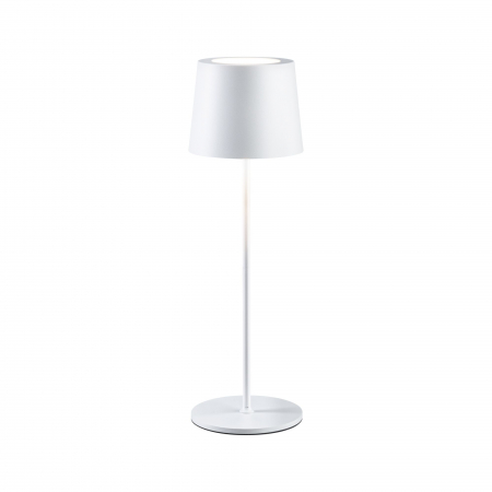 Iluminat portabil - Veioză cu acumulatori Gilo, IP44, 2700K, alb mat
