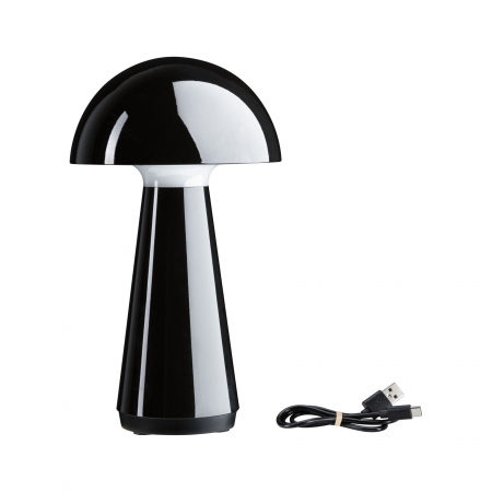 Veioză cu acumulatori Onzo, IP44, 2700K, negru, cu flux luminos variabil în 3 pași [9]